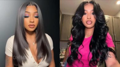 OhMyPretty Hair: Lace Frontal Wig and Glueless Lace Wig