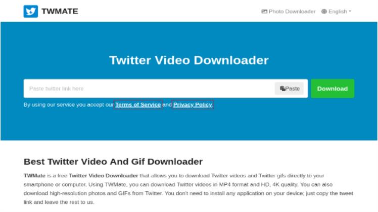 Save Twitter Videos & GIFs & Photos Easily Without App Installation
