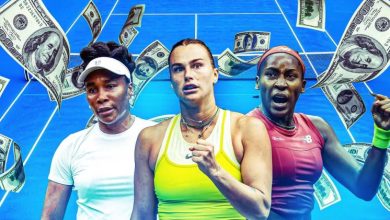 Nine tennis stars are among the top earners in women's sports