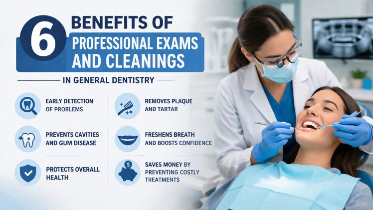 6 Benefits Of Professional Exams And Cleanings In General Dentistry