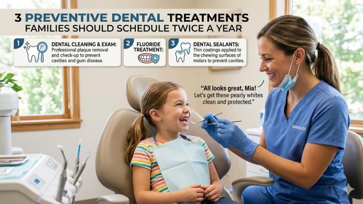 3 Preventive Dental Treatments Families Should Schedule Twice A Year