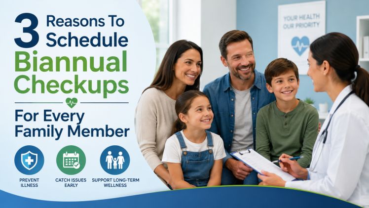 3 Reasons To Schedule Biannual Checkups For Every Family Member