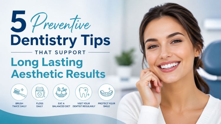 5 Preventive Dentistry Tips That Support Long Lasting Aesthetic Results