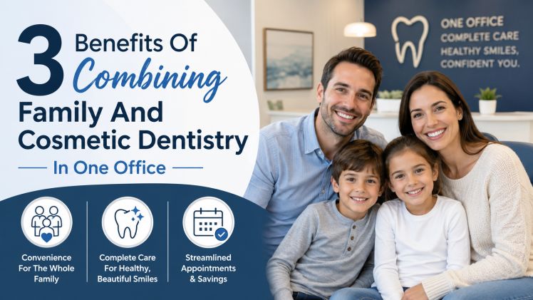 3 Benefits Of Combining Family And Cosmetic Dentistry In One Office