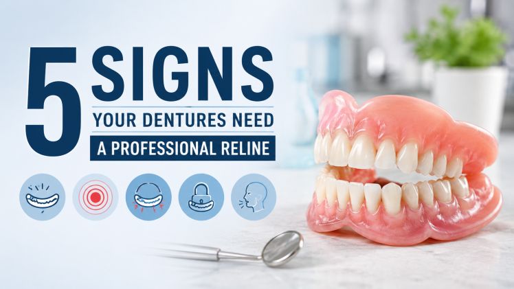 5 Signs Your Dentures Need A Professional Reline