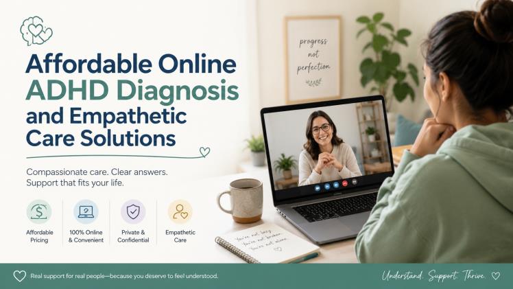 Affordable Online ADHD Diagnosis and Empathetic Care Solutions