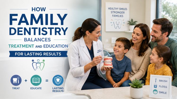How Family Dentistry Balances Treatment And Education For Lasting Results
