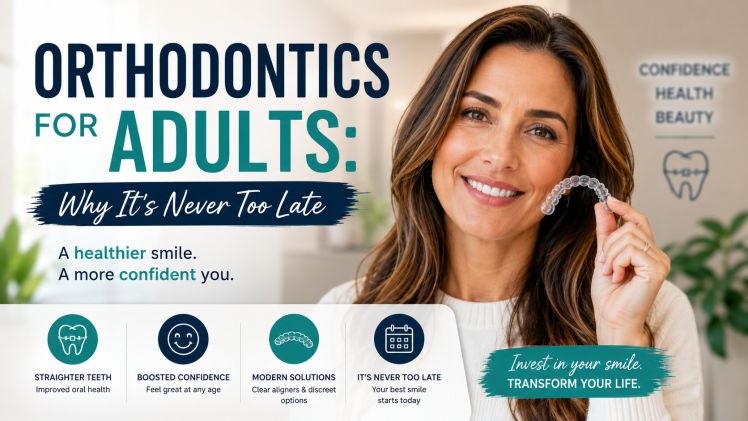 Orthodontics For Adults: Why It’s Never Too Late