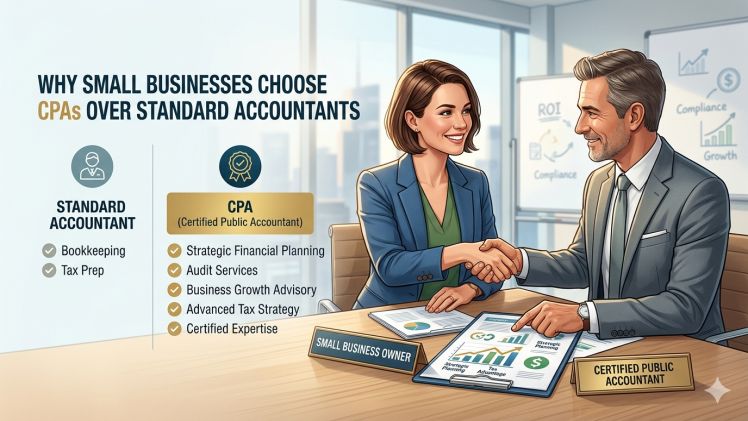 Why Small Businesses Choose CPAs Over Standard Accountants