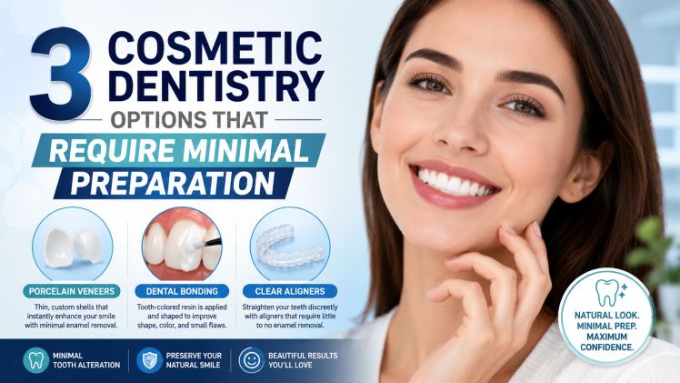 3 Cosmetic Dentistry Options That Require Minimal Preparation