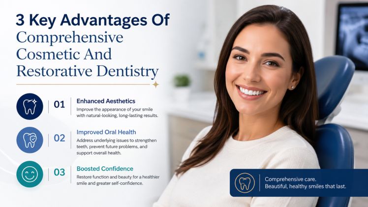 3 Key Advantages Of Comprehensive Cosmetic And Restorative Dentistry