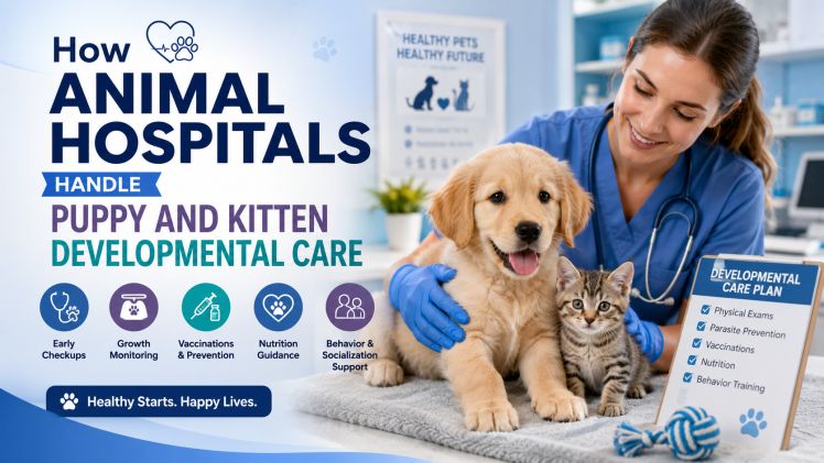 How Animal Hospitals Handle Puppy and Kitten Developmental Care